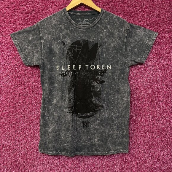 Sleep Token Take Me Back to Eden Aqua Regia Rock Band Mineral Wash T-Shirt Mediu - Picture 1 of 4